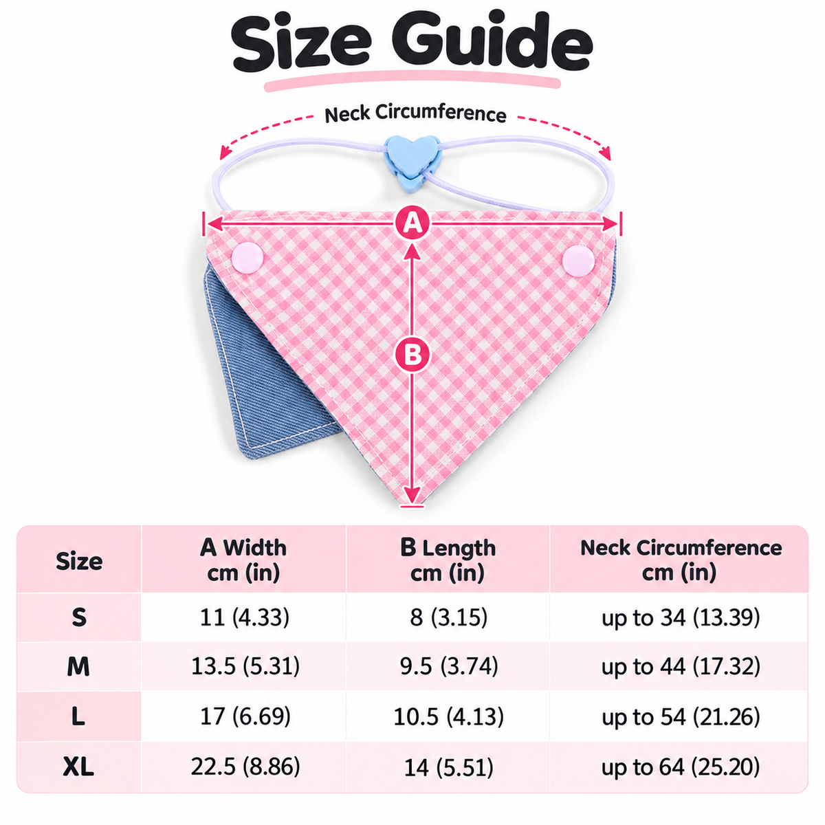 Adjustable Pet Bandana Bibs