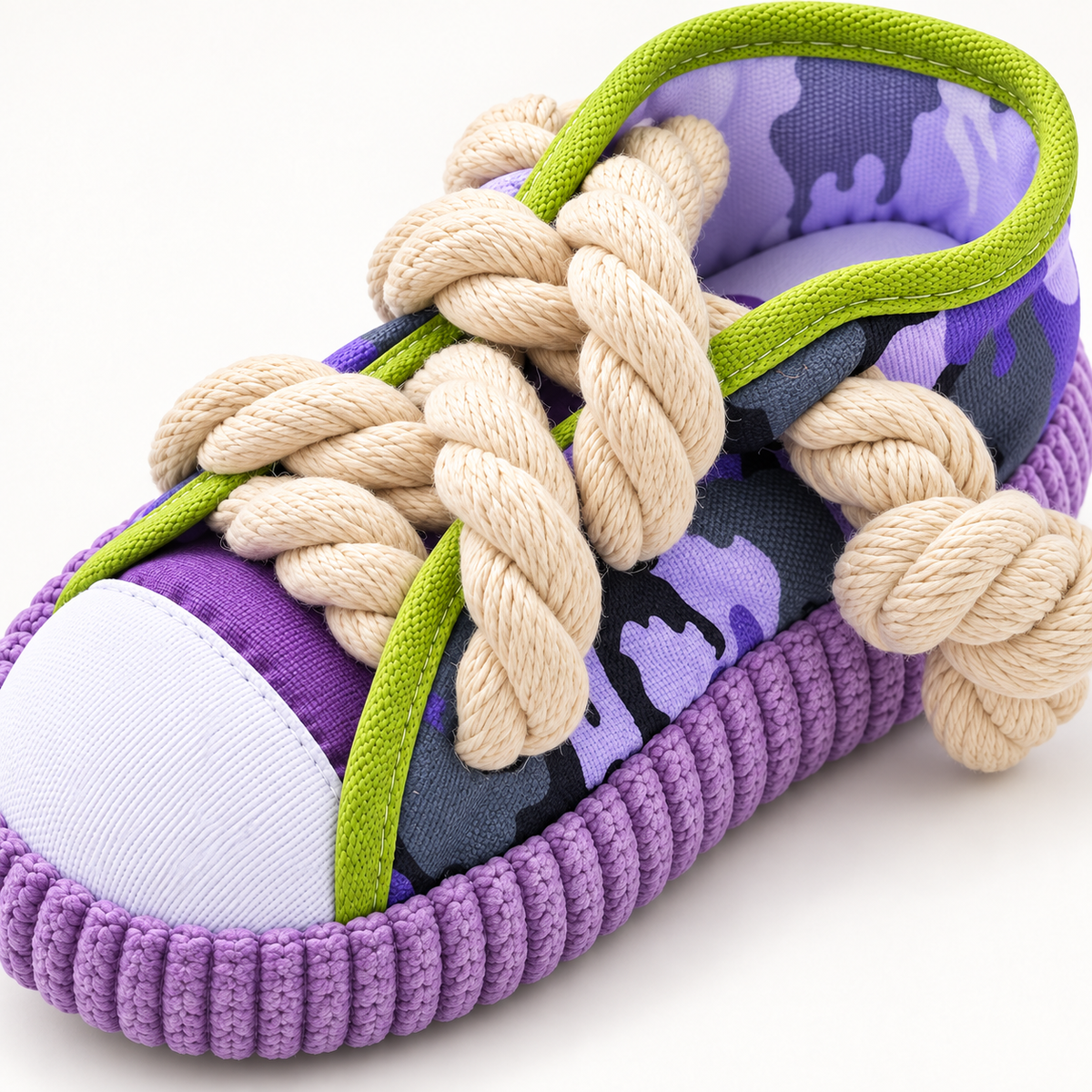 Sneaker-Shaped Dog Chew & Tug Toy