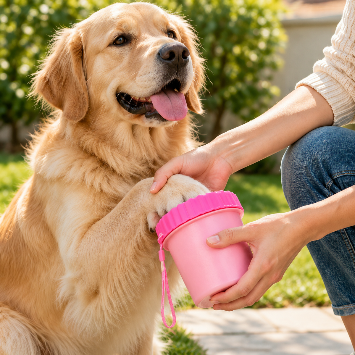 Pet Paw Cleaner Cup