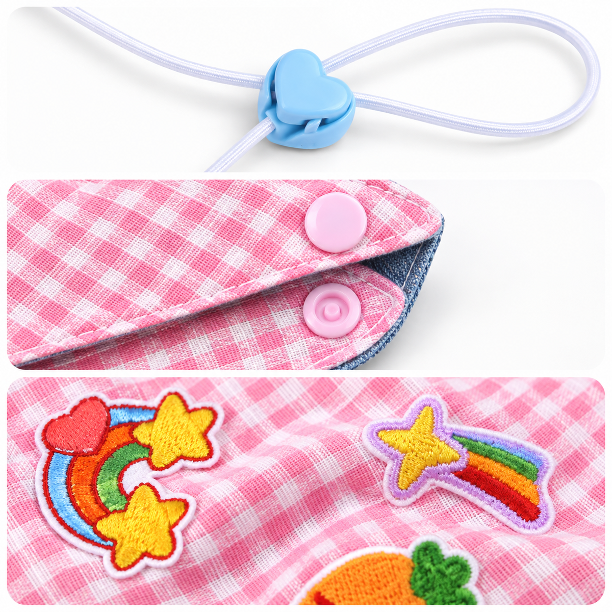 Adjustable Pet Bandana Bibs