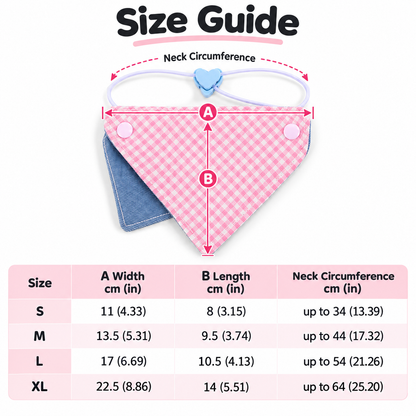 Adjustable Pet Bandana Bibs