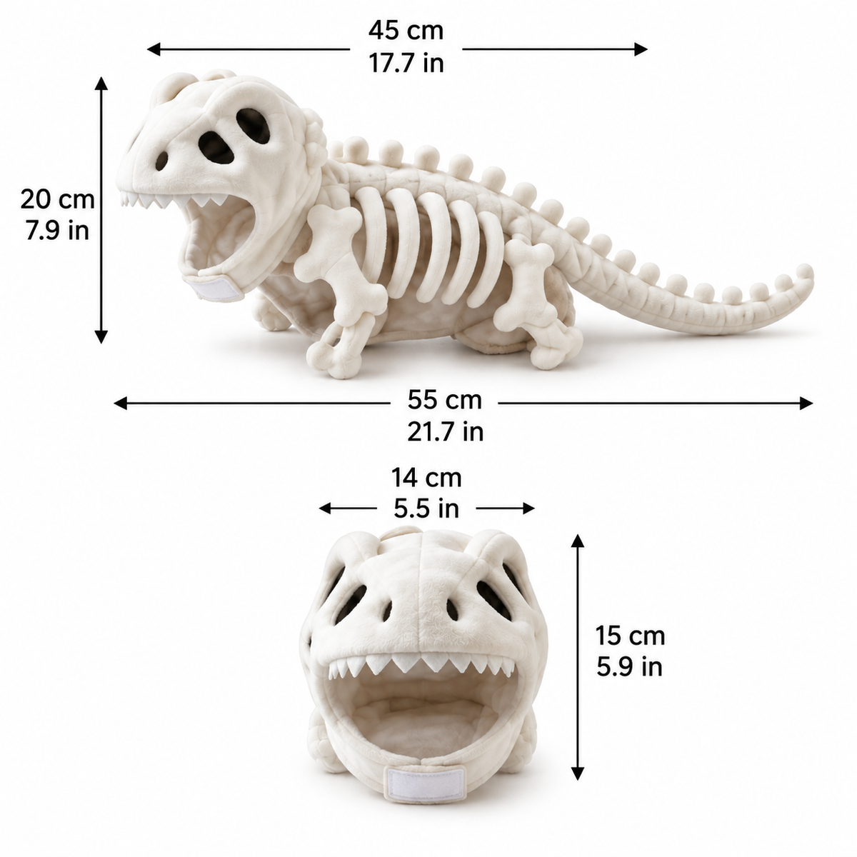 Dinosaur Skeleton Pet Costume