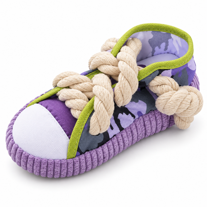 Sneaker-Shaped Dog Chew & Tug Toy