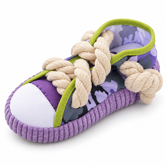 Sneaker-Shaped Dog Chew & Tug Toy